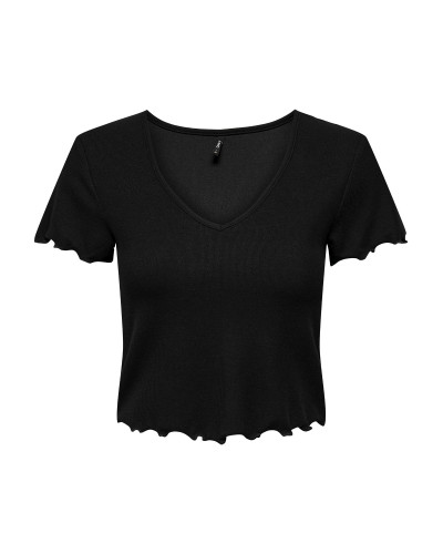 ONLKIKA S/S V-NECK TOP JRS