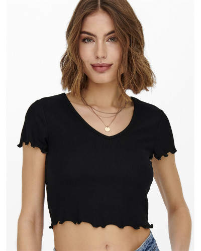 ONLKIKA S/S V-NECK TOP JRS