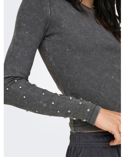 ONLVALERIE L/S STUDS TOP CC JRS