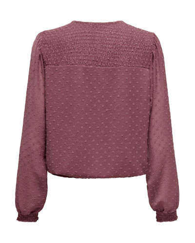 ONLELMIRA LIFE NEW DOBBY L/S TOP WVN