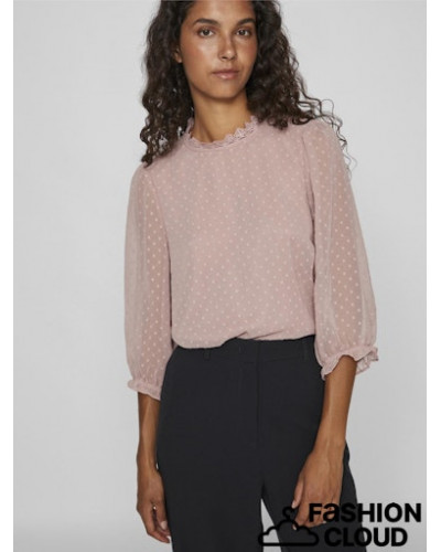 VIDOBBA HIGH-NECK DETAIL TOP/KA