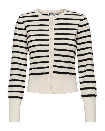 ONLVALLEY LS PEARL O-NECK CARDIGAN KNT