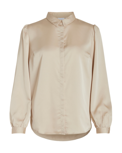 VIELLETTE SATIN L/S SHIRT - NOOS