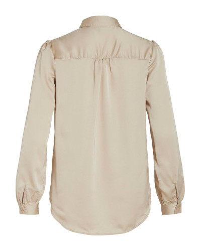 VIELLETTE SATIN L/S SHIRT - NOOS