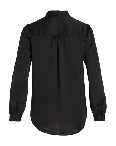 VIELLETTE SATIN L/S SHIRT - NOOS