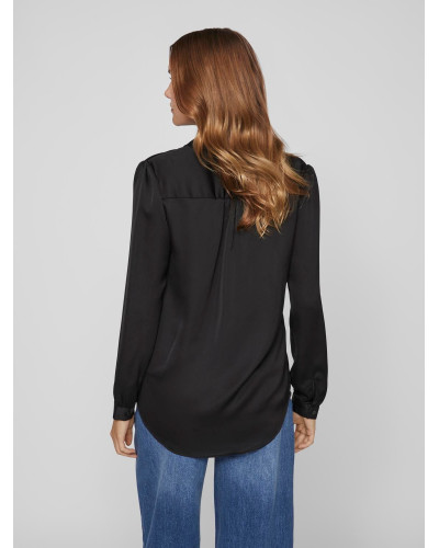 VIELLETTE SATIN L/S SHIRT - NOOS