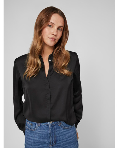 VIELLETTE SATIN L/S SHIRT - NOOS