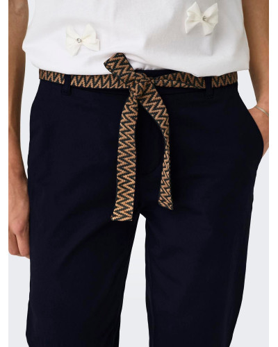 ONLBIANA MW COTTON BELT CHINO PNT