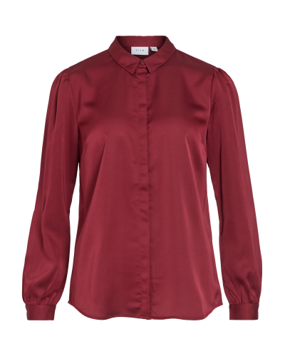 VIELLETTE SATIN L/S SHIRT - NOOS