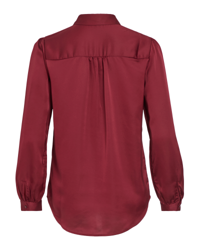 VIELLETTE SATIN L/S SHIRT - NOOS