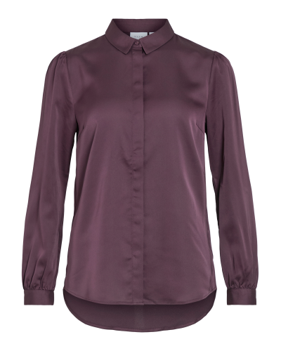 VIELLETTE SATIN L/S SHIRT - NOOS