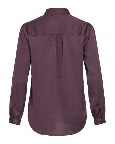 VIELLETTE SATIN L/S SHIRT - NOOS