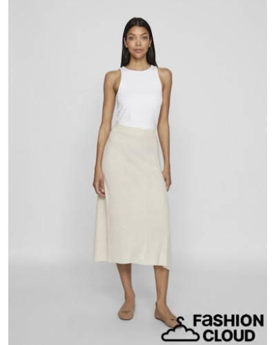 VIOLINA A-SHAPE RIB KNIT SKIRT