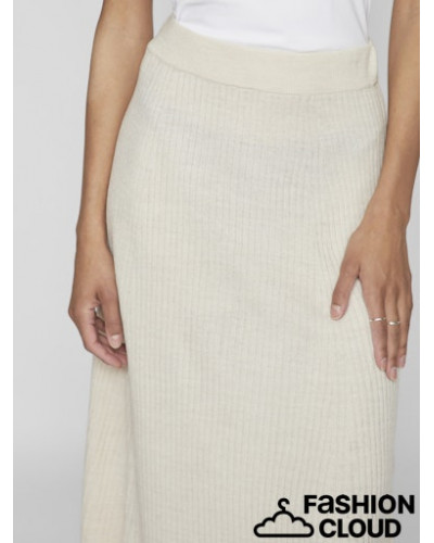 VIOLINA A-SHAPE RIB KNIT SKIRT