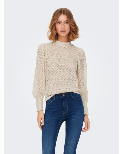 JDYAVERY L/S LACE TOP JRS NOOS