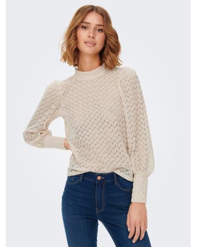 JDYAVERY L/S LACE TOP JRS NOOS