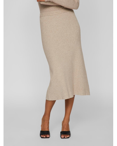 VICOMFY A-LINE KNIT SKIRT- NOOS