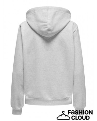 ONLDAZE L/S ZIP STRING HOOD SWT