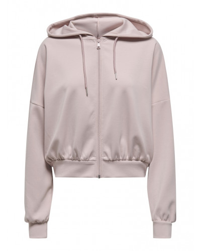 ONLALINA LIFE L/S ZIP HOOD BOX CC SWT