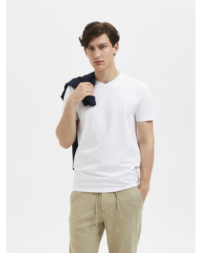 SLHAEL SS V-NECK TEE NOOS